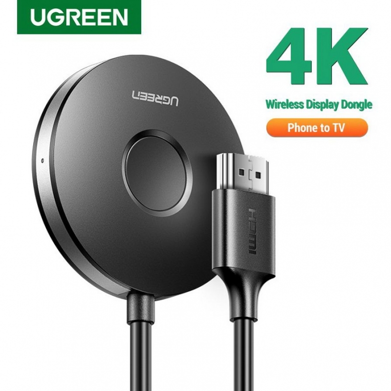 Bộ Truyền HDMI Không Dây Ugreen 10944 CM242 WiFi 2.4G/5G 4K – Kết nối Điện Thoại+LapTop+Máy tính bảng lên Tivi